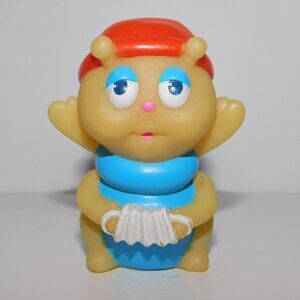 VTG 1986 Glo Worm Glo bug Glo Friends Cricket 3" Figure Glow Bug finger Puppet